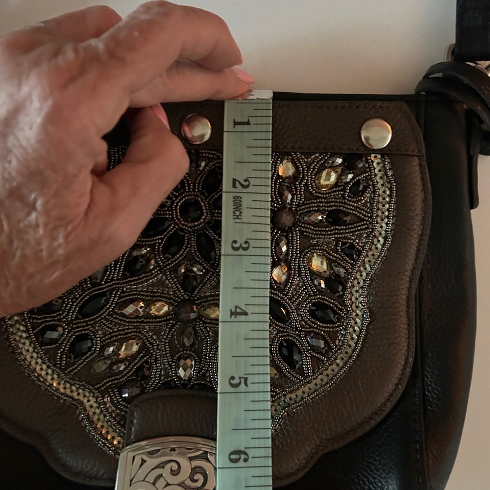 NWOT - Brighton Bennett Embellished Crossbody Bag - Picture 12 of 12